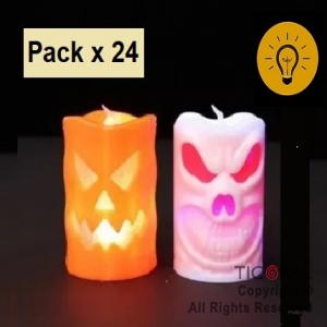 VELA HALLOWEEN PARTY LED LUMINOSA X 24
